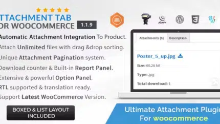 Attachment Tab For Woocommerce Latest