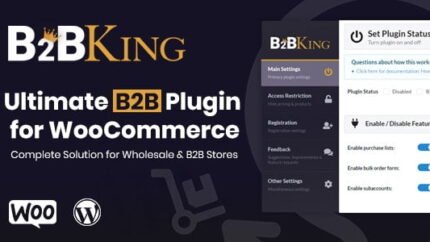 B2BKing The Ultimate WooCommerce B2B & Wholesale Plugin Latest