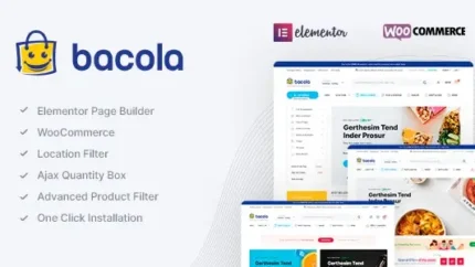 Bacola Grocery Store and Food eCommerce Theme Latest