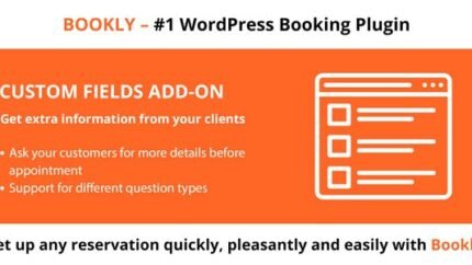 Bookly Pro Custom Fields Addon Latest