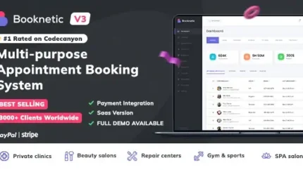 Booknetic Booking Plugin for Appointment Latest
