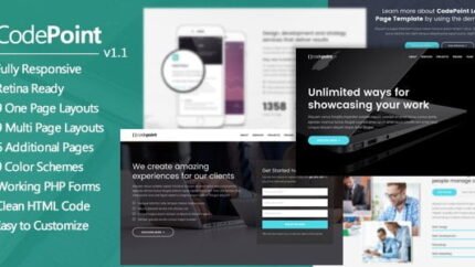 CodePoint Multi-Purpose Landing Page WordPress Theme Latest