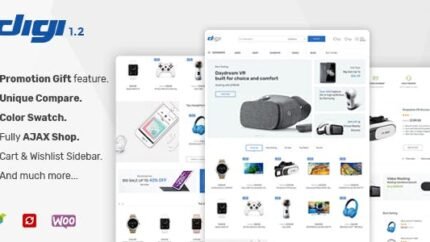 Digi Electronics Store Theme