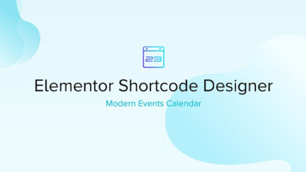 Elementor Shortcode Designer for MEC
