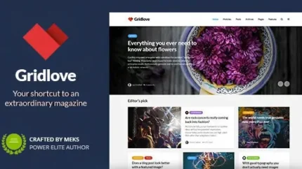Gridlove News Portal and Magazine Theme Latest