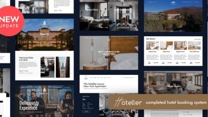 Hoteller Hotel Booking WordPress Theme Latest