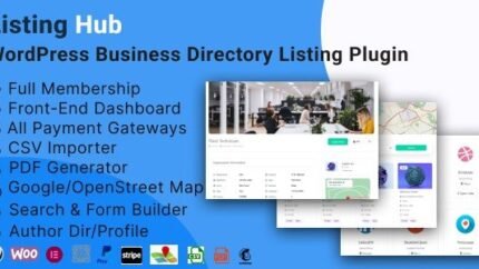 ListingHub - WordPress Business Directory Listing Plugin Latest