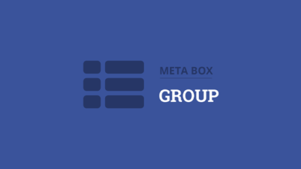 Meta Box Group Extension
