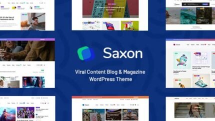 Saxon Viral Content Blog Magazine Theme