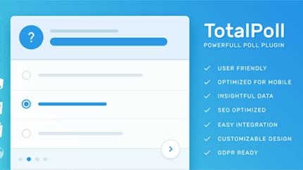 TotalPoll Pro Responsive WordPress Poll Plugin Latest