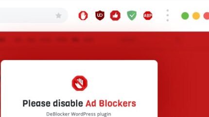 DeBlocker Anti AdBlock for WordPress
