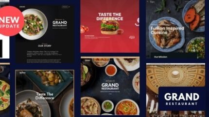 Grand Restaurant WordPress Theme Latest